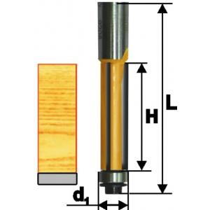 Фреза кромочная прямая ф12,7х25 мм, хвостовик 8 мм, ЭНКОР, 10651